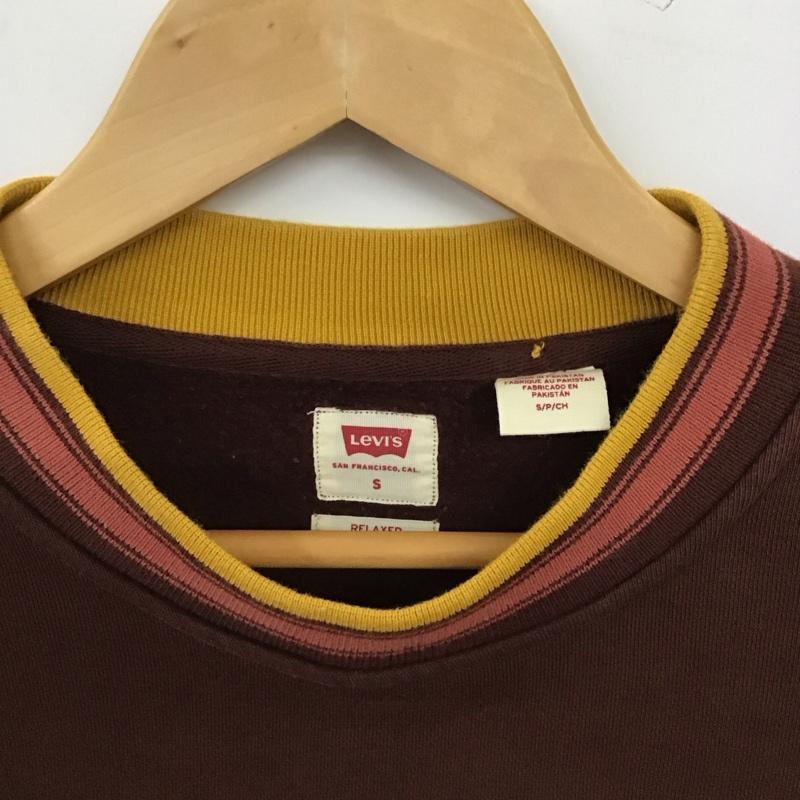 リーバイス Levi s トレーナー 長袖 長袖トレーナー スウェット クルーネック プルオーバー S ロゴ、文字 マルチカラー / マルチカラー / multicolor メンズ USED 古着 中古 10157764