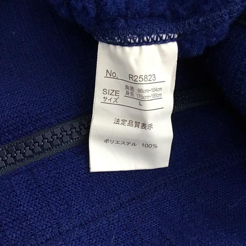 チャンピオン Champion ジャケット、上着 ジャンパー、ブルゾン ジップアップジャケット スタンドカラー アウター L ロゴ、文字 青 / ブルー / blue メンズ USED 古着 中古 10157766