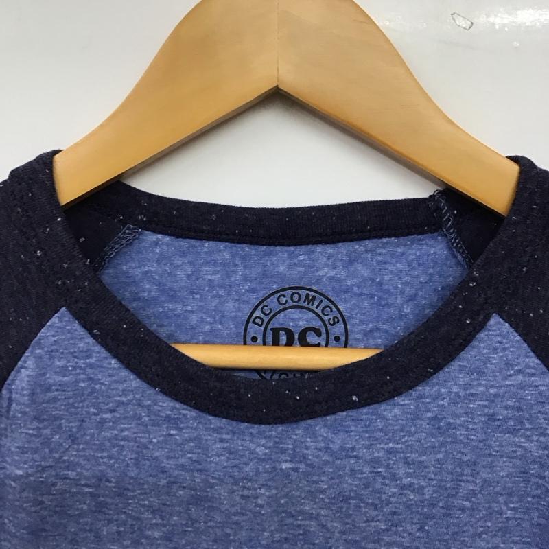 古着 USED Tシャツ 半袖 半袖カットソー プリントTシャツ クルーネックカットソー S プリント 紺 / ネイビー / navy X 水色 / ライトブルー / メンズ USED 古着 中古 10157767