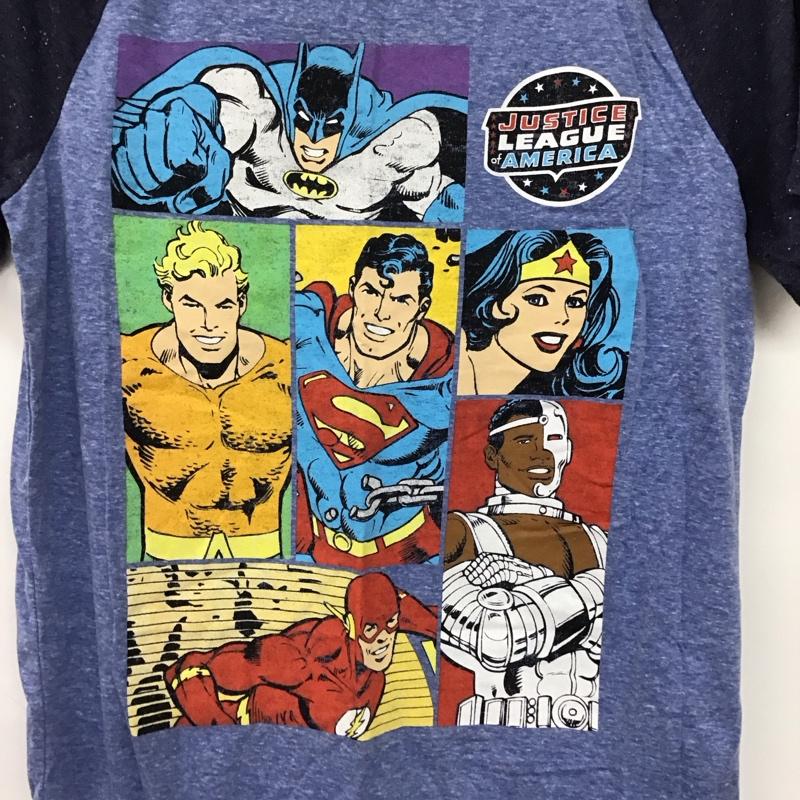 古着 USED Tシャツ 半袖 半袖カットソー プリントTシャツ クルーネックカットソー S プリント 紺 / ネイビー / navy X 水色 / ライトブルー / メンズ USED 古着 中古 10157767
