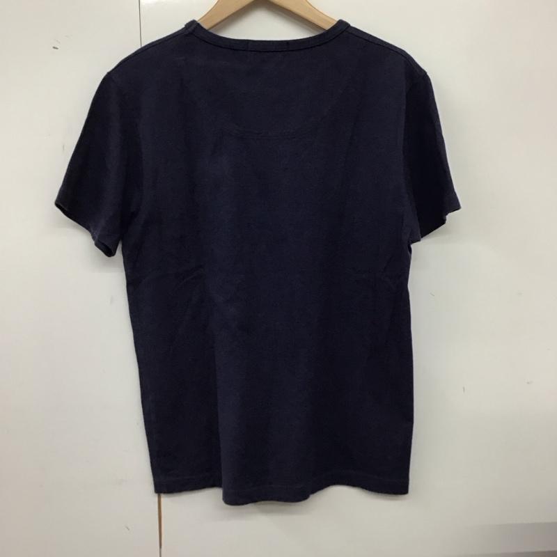 チャップス CHAPS Tシャツ 半袖 半袖カットソー プリントTシャツ クルーネックカットソー L ロゴ、文字 紺 / ネイビー / navy メンズ USED 古着 中古 10157770