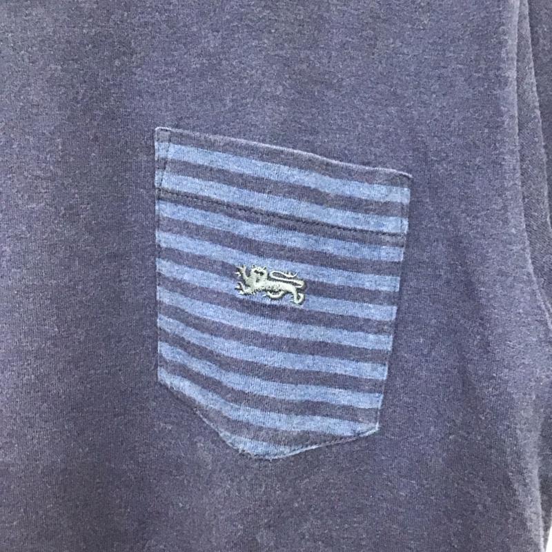 チャップス CHAPS Tシャツ 半袖 半袖カットソー プリントTシャツ クルーネックカットソー L ロゴ、文字 紺 / ネイビー / navy メンズ USED 古着 中古 10157770