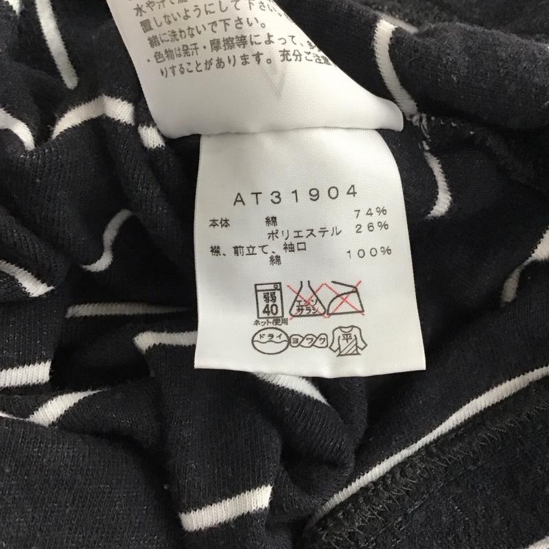 ザノースフェイス THE NORTH FACE ポロシャツ 半袖 半袖ポロシャツ カラーシャツ 半袖カットソー L ボーダー柄 ダークグレー / ダークグレー / メンズ USED 古着 中古 10157772