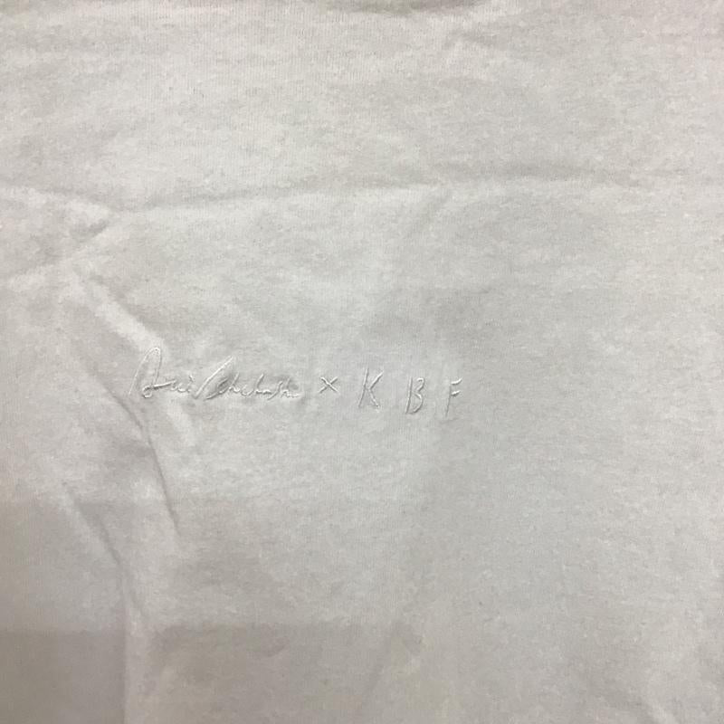 ケービーエフ KBF カットソー 長袖 長袖カットソー 無地カットソー クルーネック ロゴ、文字 白 / ホワイト / white メンズ USED 古着 中古 10157773