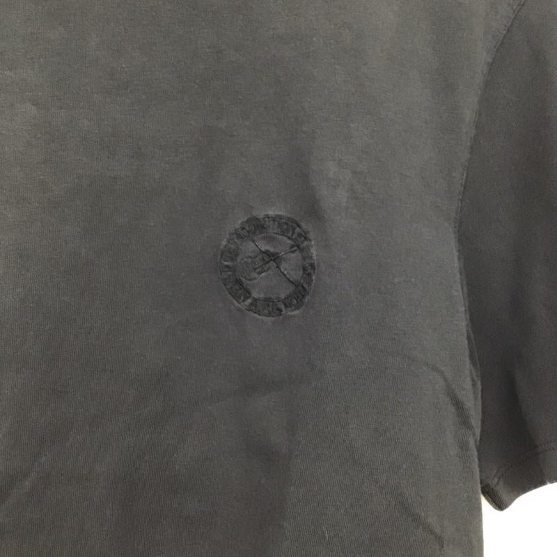アーペーセー A.P.C. Tシャツ 半袖 半袖カットソー プリントTシャツ クルーネックカットソー S ロゴ、文字 ダークグレー / ダークグレー / メンズ USED 古着 中古 10157775