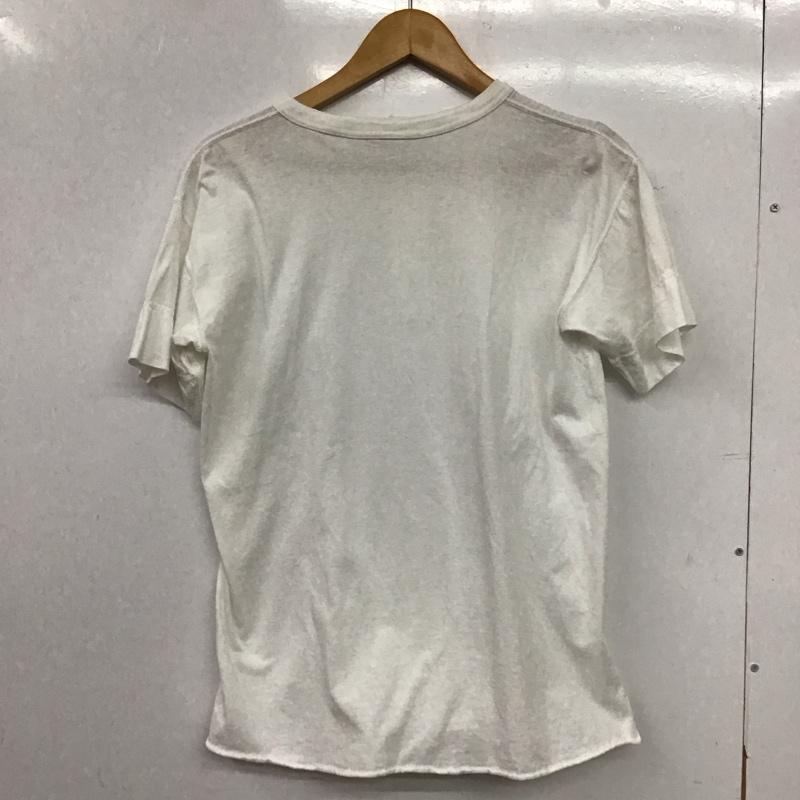 ヘルスニット Healthknit カットソー 半袖 半袖カットソー ヘンリーネック L 無地 白 / ホワイト / white メンズ USED 古着 中古 10157776