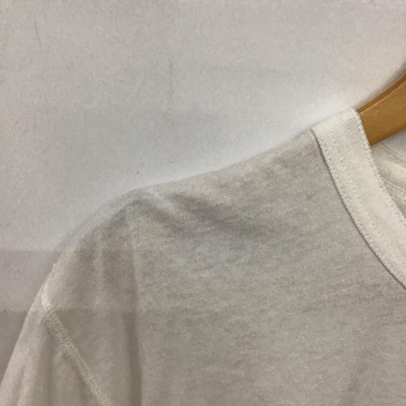 ヘルスニット Healthknit カットソー 半袖 半袖カットソー ヘンリーネック L 無地 白 / ホワイト / white メンズ USED 古着 中古 10157776