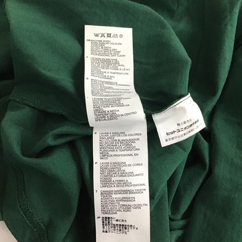 フレッドペリー FRED PERRY Tシャツ 半袖 半袖カットソー プリントTシャツ クルーネックカットソー M ロゴ、文字 紺 / ネイビー / navy メンズ USED 古着 中古 10157778