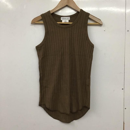 チャオパニックティピー CIAOPANIC TYPY タンクトップ タンクトップ タンクトップ ノースリーブカットソー クルーネック ONE SIZE 無地 茶 / ブラウン / brown メンズ USED 古着 中古 10157779