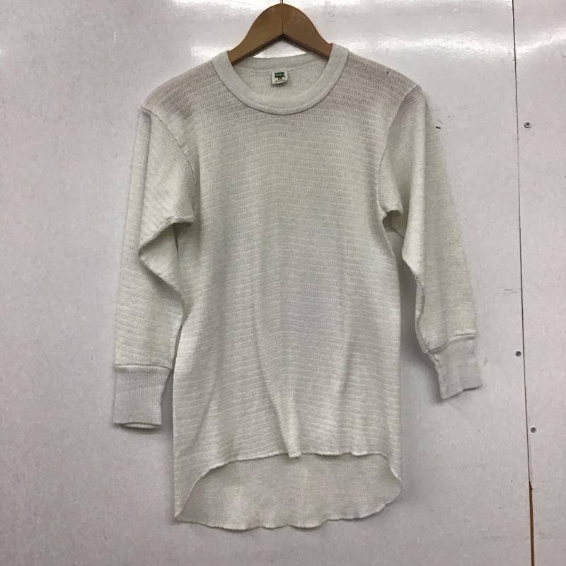 ヘインズ HANES カットソー 長袖 長袖カットソー 無地カットソー クルーネック M 無地 白 / ホワイト / white メンズ USED 古着 中古 10157780