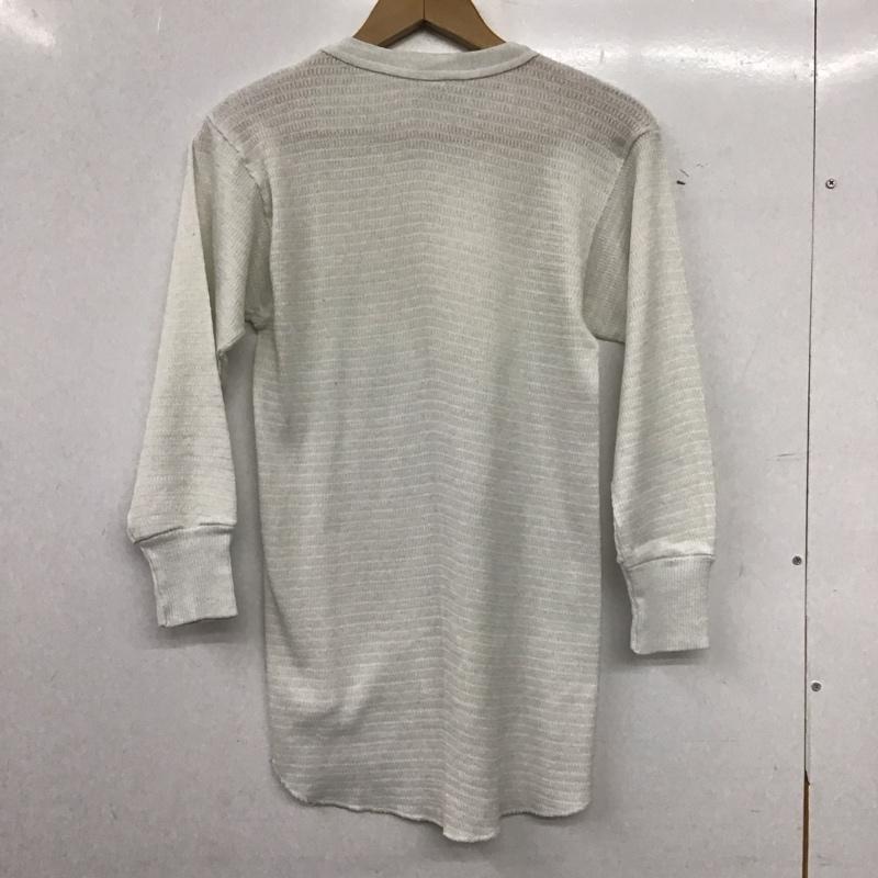 ヘインズ HANES カットソー 長袖 長袖カットソー 無地カットソー クルーネック M 無地 白 / ホワイト / white メンズ USED 古着 中古 10157780