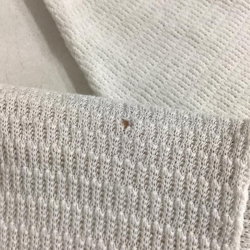 ヘインズ HANES カットソー 長袖 長袖カットソー 無地カットソー クルーネック M 無地 白 / ホワイト / white メンズ USED 古着 中古 10157780