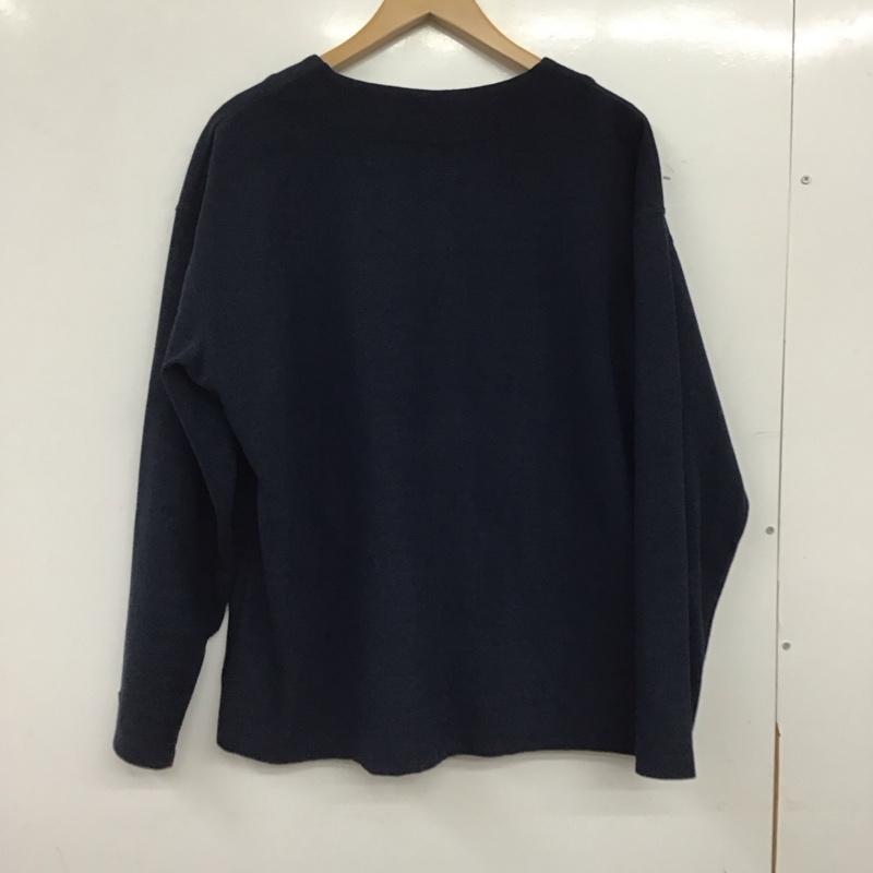 ヘリーハンセン HELLY HANSEN カーディガン 長袖 長袖カーディガン 前ボタン S 無地 紺 / ネイビー / navy メンズ USED 古着 中古 10157782