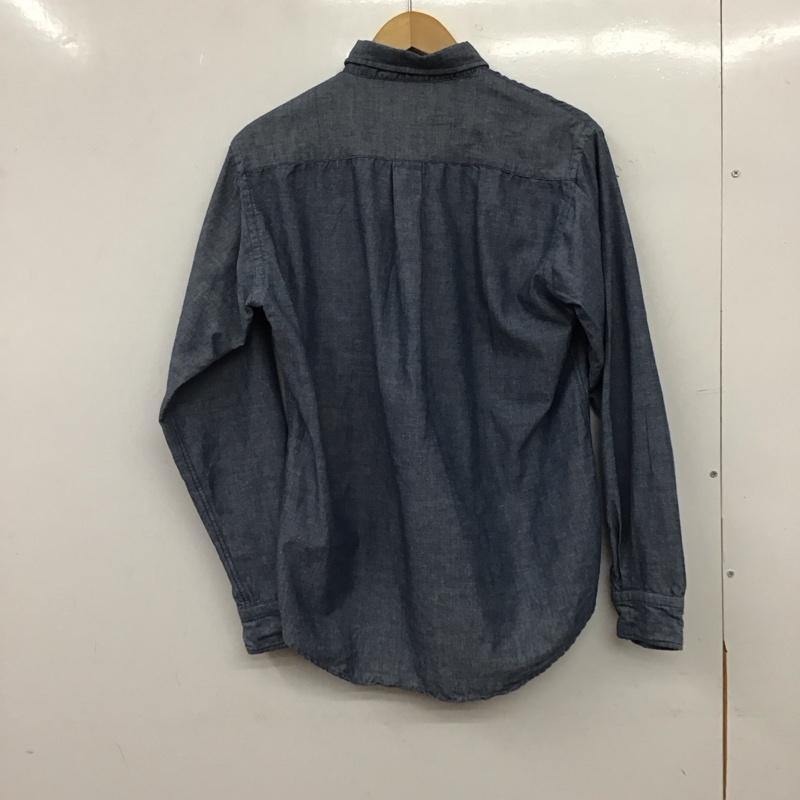 ポロバイラルフローレン Polo by RALPH LAUREN シャツ、ブラウス 長袖 長袖シャツ 無地シャツ カラーシャツ ボタンダウンシャツ ロゴ、文字 インディゴ / インディゴ / Indigo メンズ USED 古着 中古 10157783