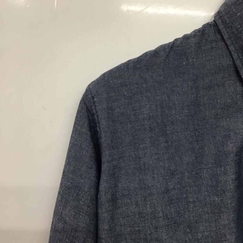 ポロバイラルフローレン Polo by RALPH LAUREN シャツ、ブラウス 長袖 長袖シャツ 無地シャツ カラーシャツ ボタンダウンシャツ ロゴ、文字 インディゴ / インディゴ / Indigo メンズ USED 古着 中古 10157783