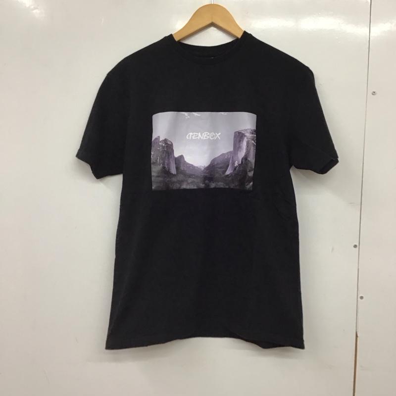 グラミチ GRAMICCI Tシャツ 半袖 半袖カットソー プリントTシャツ クルーネックカットソー M プリント 黒 / ブラック / black メンズ USED 古着 中古 10157784