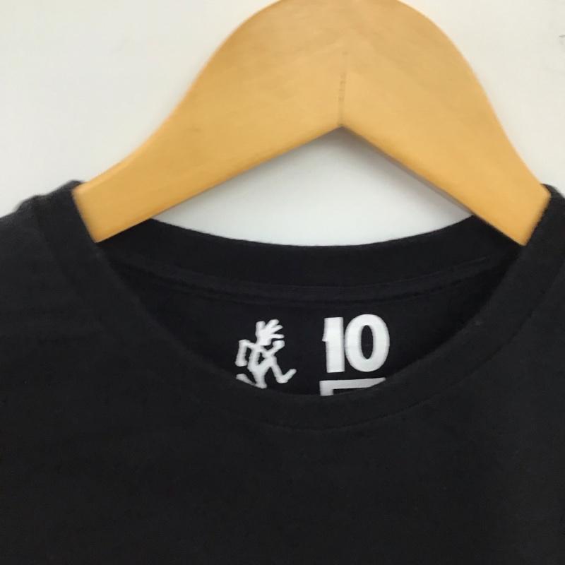 グラミチ GRAMICCI Tシャツ 半袖 半袖カットソー プリントTシャツ クルーネックカットソー M プリント 黒 / ブラック / black メンズ USED 古着 中古 10157784
