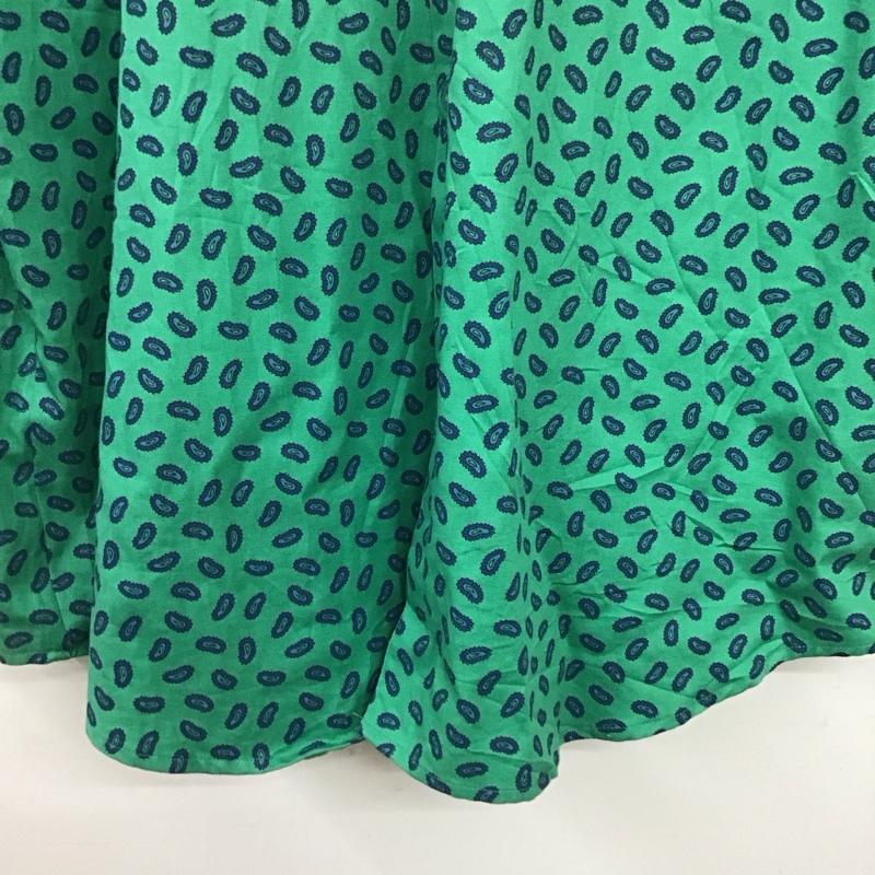 古着 USED シャツ、ブラウス 長袖 長袖シャツ プリントシャツ カラーシャツ M プリント 緑 / グリーン / green メンズ USED 古着 中古 10157785