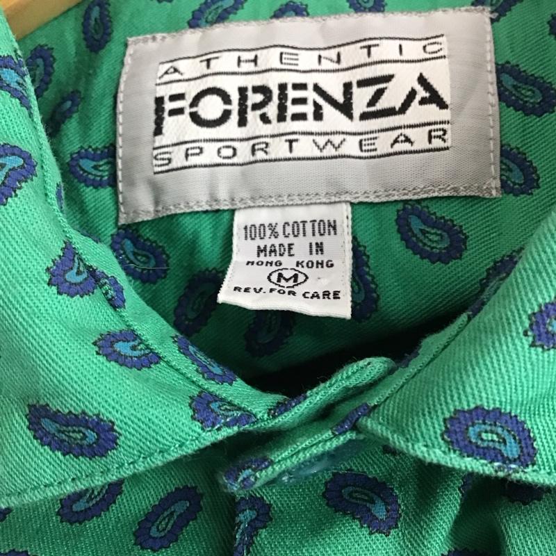 古着 USED シャツ、ブラウス 長袖 長袖シャツ プリントシャツ カラーシャツ M プリント 緑 / グリーン / green メンズ USED 古着 中古 10157785