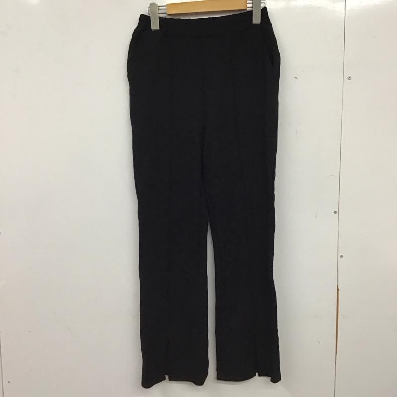 ページボーイ PAGEBOY パンツ スラックス FREE 無地 黒 / ブラック / black レディース USED 古着 中古 10157788