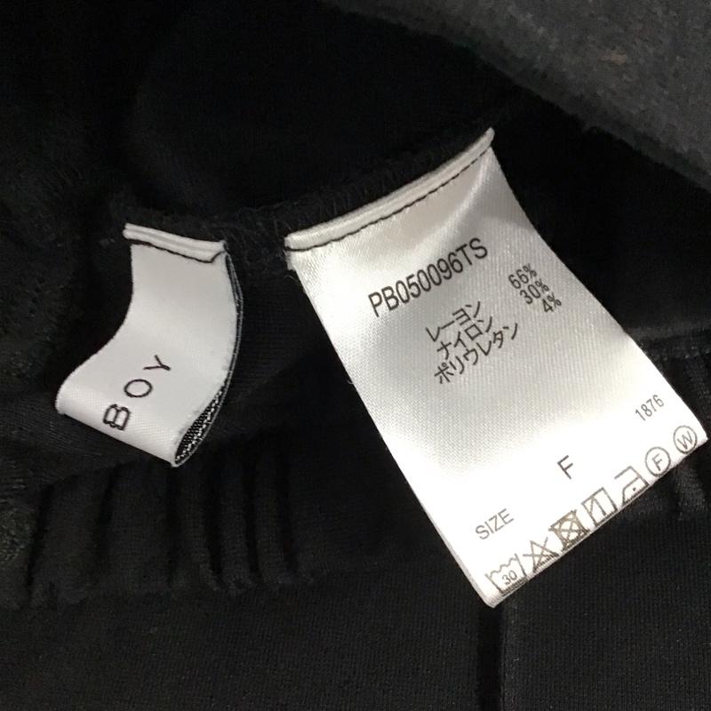 ページボーイ PAGEBOY パンツ スラックス FREE 無地 黒 / ブラック / black レディース USED 古着 中古 10157788