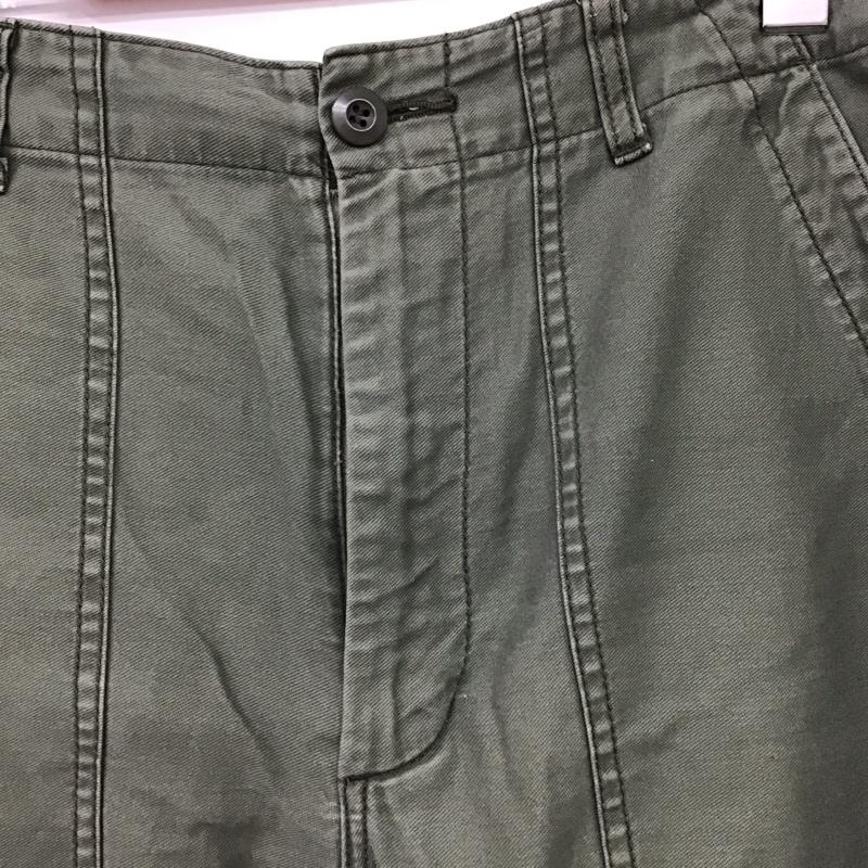 ローリーズファーム LOWRYS FARM パンツ ワークパンツ、ペインターパンツ L 無地 カーキ / カーキ / khaki レディース USED 古着 中古 10157790