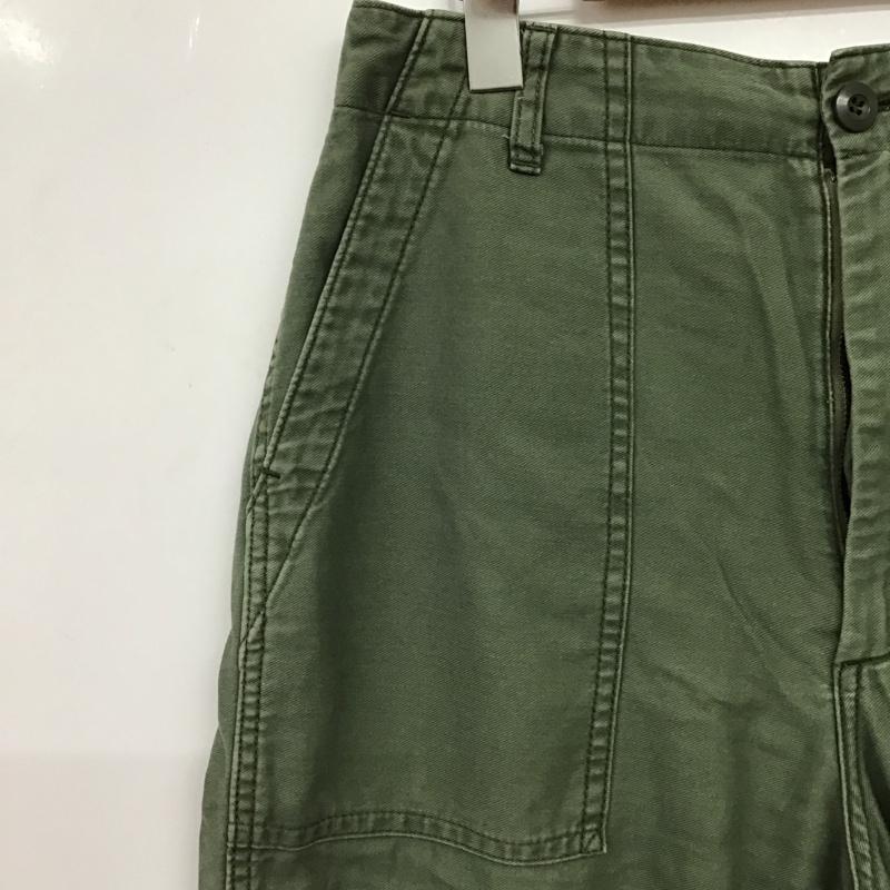 ローリーズファーム LOWRYS FARM パンツ ワークパンツ、ペインターパンツ L 無地 カーキ / カーキ / khaki レディース USED 古着 中古 10157790