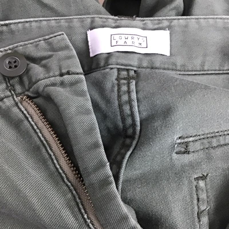 ローリーズファーム LOWRYS FARM パンツ ワークパンツ、ペインターパンツ L 無地 カーキ / カーキ / khaki レディース USED 古着 中古 10157790