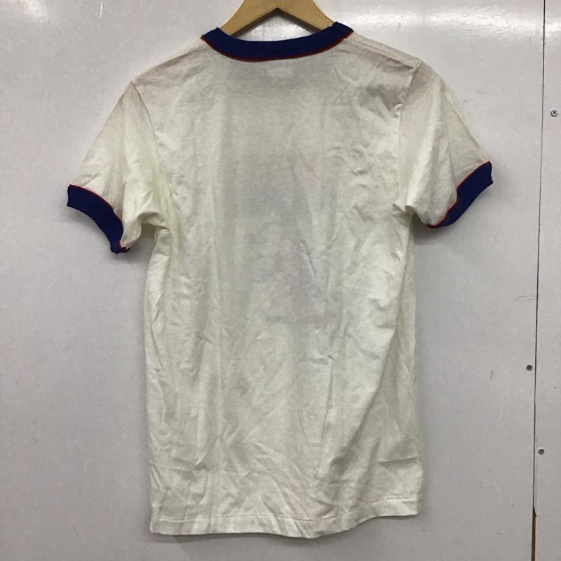 ディズニー Disney Tシャツ 半袖 半袖カットソー プリントTシャツ クルーネックカットソー S プリント 白 / ホワイト / white メンズ USED 古着 中古 10157793