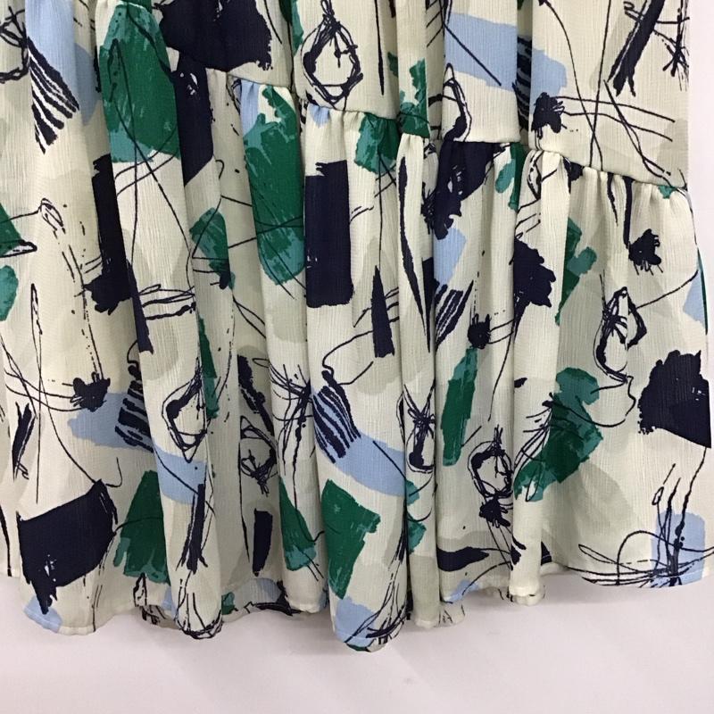 アズールバイマウジー AZUL BY MOUSSY スカート ロングスカート 250FSB31-178C MIX PAINT TIERED SKIRT M 総柄 マルチカラー / マルチカラー / multicolor レディース USED 古着 中古 10157794