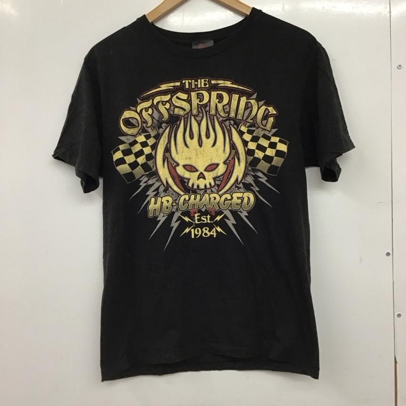 古着 USED Tシャツ 半袖 半袖カットソー プリントTシャツ クルーネックカットソー M ロゴ、文字 ダークグレー / ダークグレー / メンズ USED 古着 中古 10157795