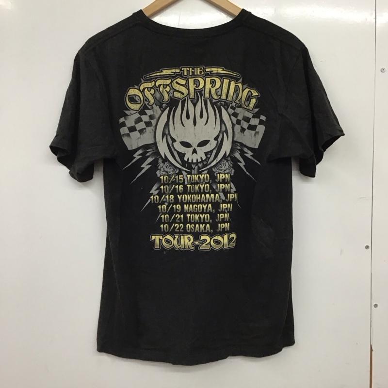 古着 USED Tシャツ 半袖 半袖カットソー プリントTシャツ クルーネックカットソー M ロゴ、文字 ダークグレー / ダークグレー / メンズ USED 古着 中古 10157795