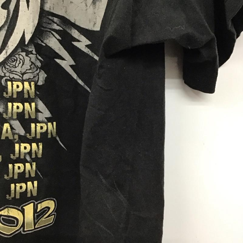 古着 USED Tシャツ 半袖 半袖カットソー プリントTシャツ クルーネックカットソー M ロゴ、文字 ダークグレー / ダークグレー / メンズ USED 古着 中古 10157795