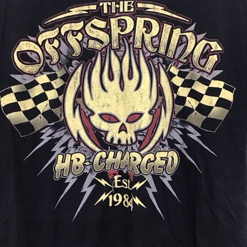 古着 USED Tシャツ 半袖 半袖カットソー プリントTシャツ クルーネックカットソー M ロゴ、文字 ダークグレー / ダークグレー / メンズ USED 古着 中古 10157795