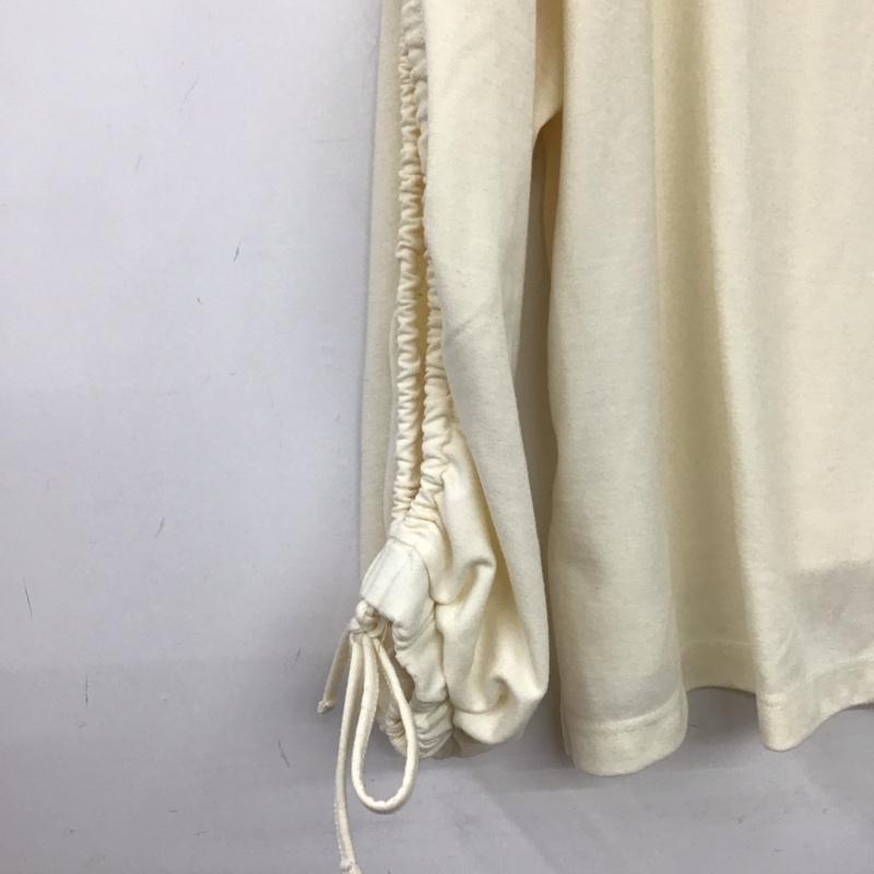 アズールバイマウジー AZUL BY MOUSSY カットソー 長袖 250FST80-254C プルオーバー SLEEVE DRAWSTRING PO FREE 無地 黒 / ブラック / black レディース USED 古着 中古 10157797