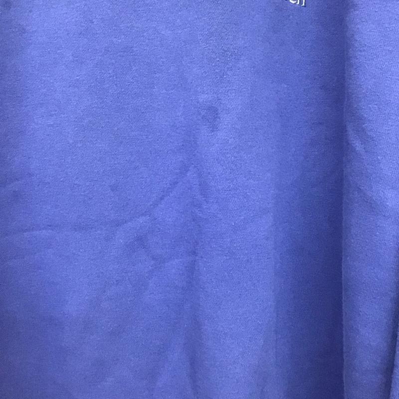 モンベル mont-bell トレーナー 長袖 長袖トレーナー スウェット クルーネック プルオーバー XL ロゴ、文字 青 / ブルー / blue メンズ USED 古着 中古 10157800