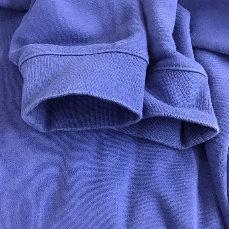 モンベル mont-bell トレーナー 長袖 長袖トレーナー スウェット クルーネック プルオーバー XL ロゴ、文字 青 / ブルー / blue メンズ USED 古着 中古 10157800
