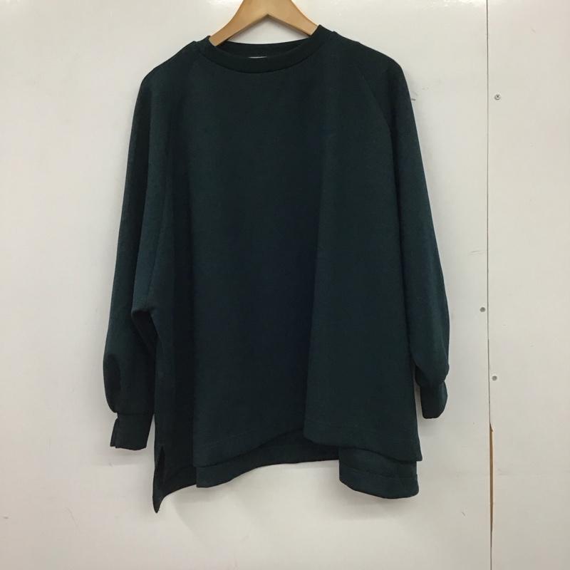 ニコアンド niko and... トレーナー 長袖 FREE 無地 緑 / グリーン / green レディース USED 古着 中古 10157801