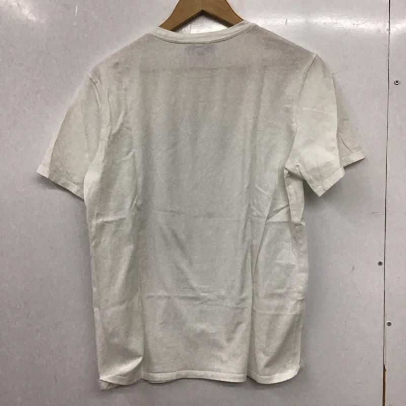 アーペーセー A.P.C. Tシャツ 半袖 半袖カットソー プリントTシャツ クルーネックカットソー M ロゴ、文字 白 / ホワイト / white メンズ USED 古着 中古 10157802