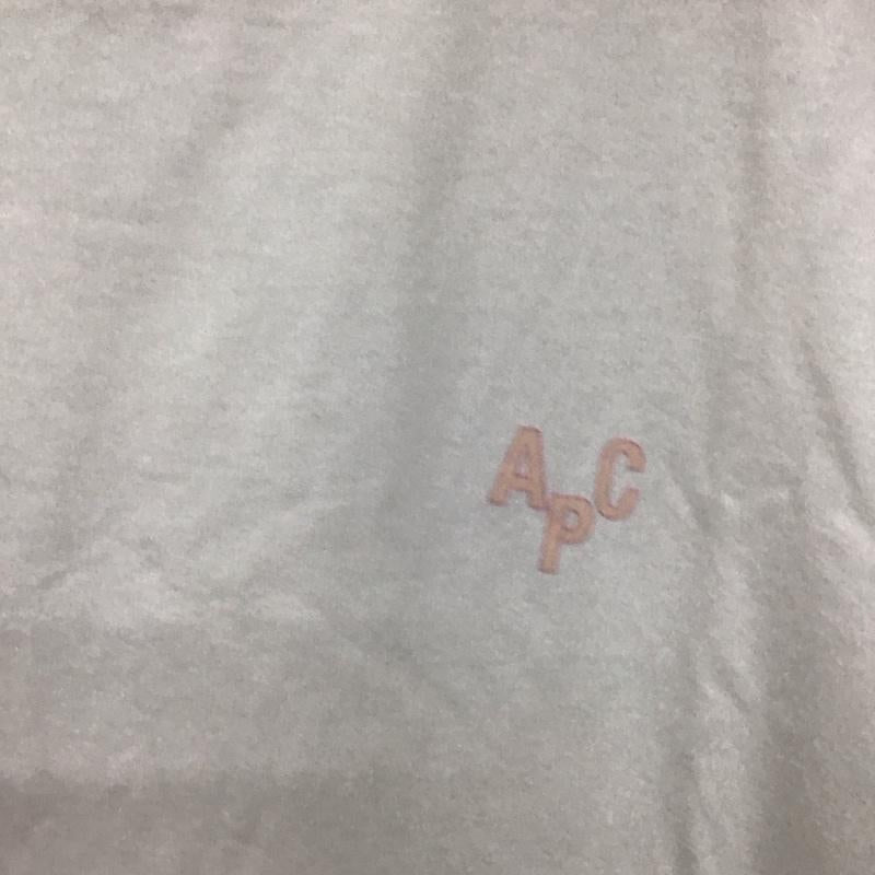 アーペーセー A.P.C. Tシャツ 半袖 半袖カットソー プリントTシャツ クルーネックカットソー M ロゴ、文字 白 / ホワイト / white メンズ USED 古着 中古 10157802