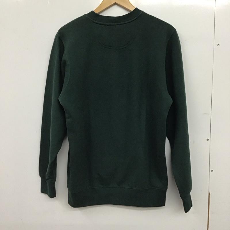 カーハート Carhartt トレーナー 長袖 長袖トレーナー スウェット クルーネック プルオーバー M ロゴ、文字 緑 / グリーン / green メンズ USED 古着 中古 10157803