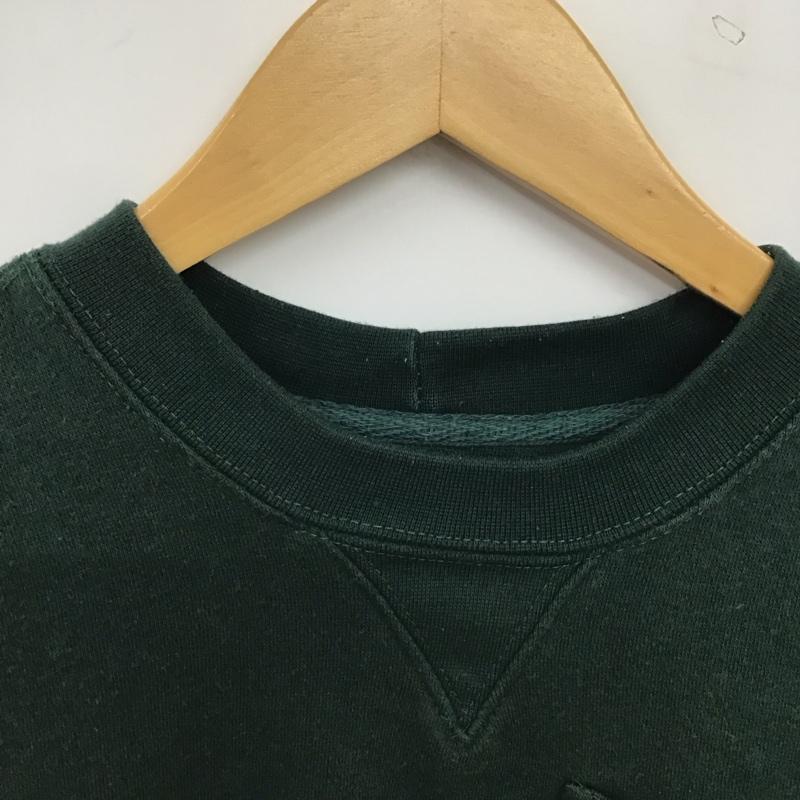 カーハート Carhartt トレーナー 長袖 長袖トレーナー スウェット クルーネック プルオーバー M ロゴ、文字 緑 / グリーン / green メンズ USED 古着 中古 10157803
