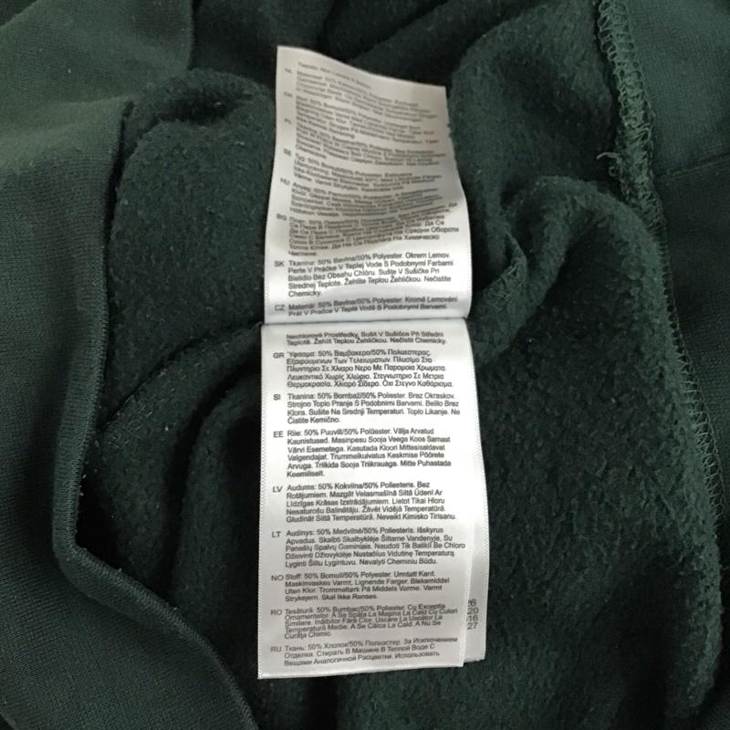 カーハート Carhartt トレーナー 長袖 長袖トレーナー スウェット クルーネック プルオーバー M ロゴ、文字 緑 / グリーン / green メンズ USED 古着 中古 10157803