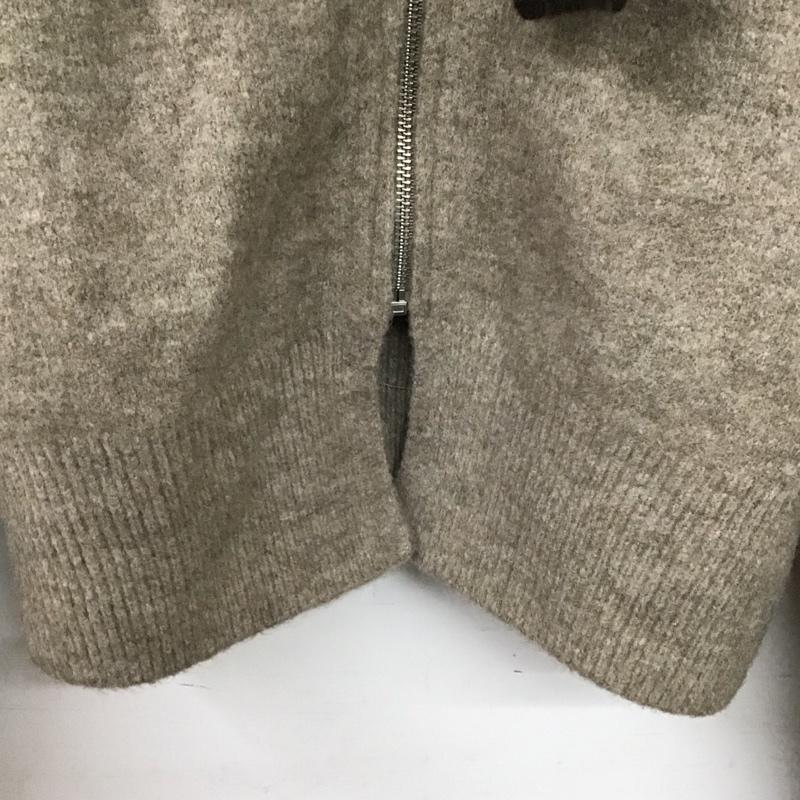 ザラ ZARA パーカー 長袖 ジップパーカー M 無地 茶 / ブラウン / brown レディース USED 古着 中古 10157806