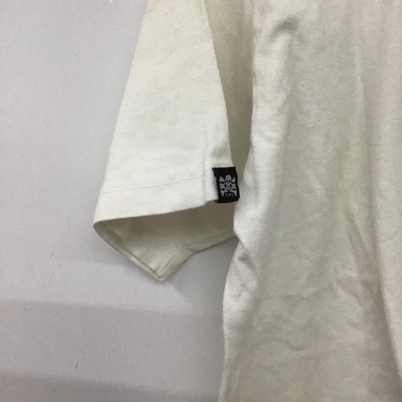 キックスティーワイオー KIKS TYO Tシャツ 半袖 半袖カットソー プリントTシャツ クルーネックカットソー ロゴ、文字 白 / ホワイト / white メンズ USED 古着 中古 10157813
