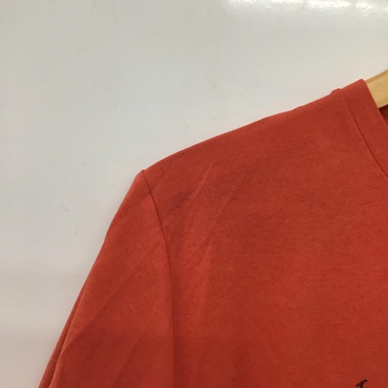 カリマー Karrimor Tシャツ 半袖 半袖カットソー プリントTシャツ クルーネックカットソー M ロゴ、文字 赤 / レッド / red メンズ USED 古着 中古 10157821