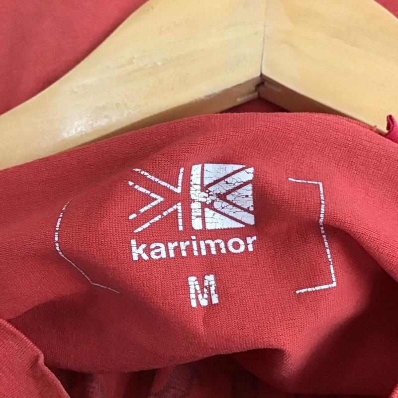 カリマー Karrimor Tシャツ 半袖 半袖カットソー プリントTシャツ クルーネックカットソー M ロゴ、文字 赤 / レッド / red メンズ USED 古着 中古 10157821
