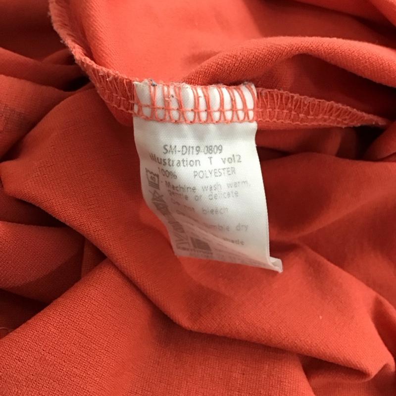 カリマー Karrimor Tシャツ 半袖 半袖カットソー プリントTシャツ クルーネックカットソー M ロゴ、文字 赤 / レッド / red メンズ USED 古着 中古 10157821