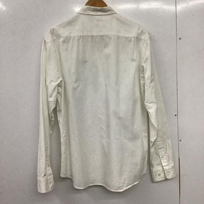 シュプリーム Supreme シャツ、ブラウス 長袖 長袖シャツ 無地シャツ カラーシャツ L ロゴ、文字 白 / ホワイト / white メンズ USED 古着 中古 10157823