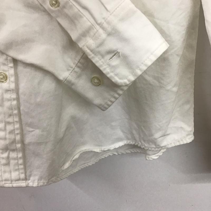 シュプリーム Supreme シャツ、ブラウス 長袖 長袖シャツ 無地シャツ カラーシャツ L ロゴ、文字 白 / ホワイト / white メンズ USED 古着 中古 10157823